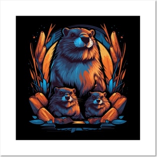 Beaver Fathers Day Posters and Art